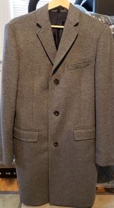 Lightly work cotton cashmere JCrew topcoat